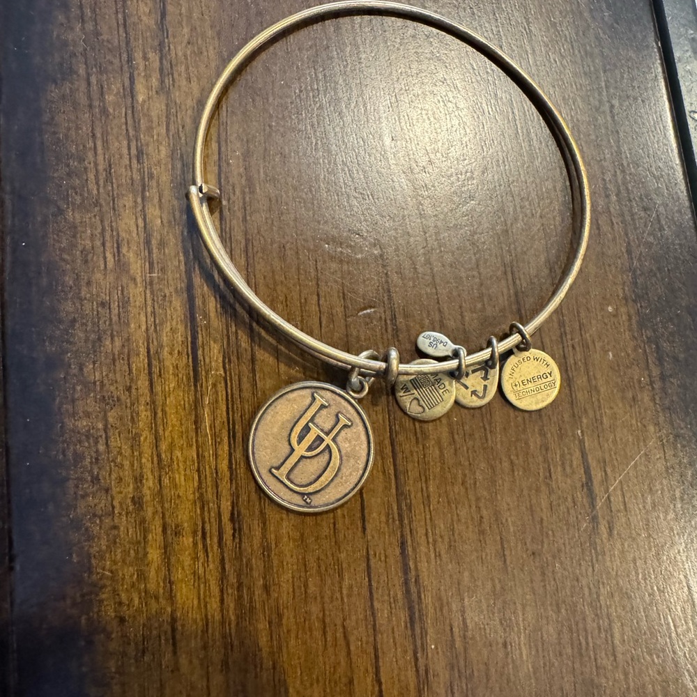 Alex and Ani - University of Delaware Gold Bangle Bracelet
